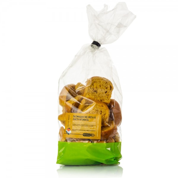 Παξιμαδάκι με φέτα κ λιαστή ντομάτα 300γρ