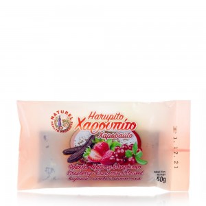 Χαρουπίτο Φράουλα,Κράνμπερρυ,Λιναρόσπορο,50 γρ