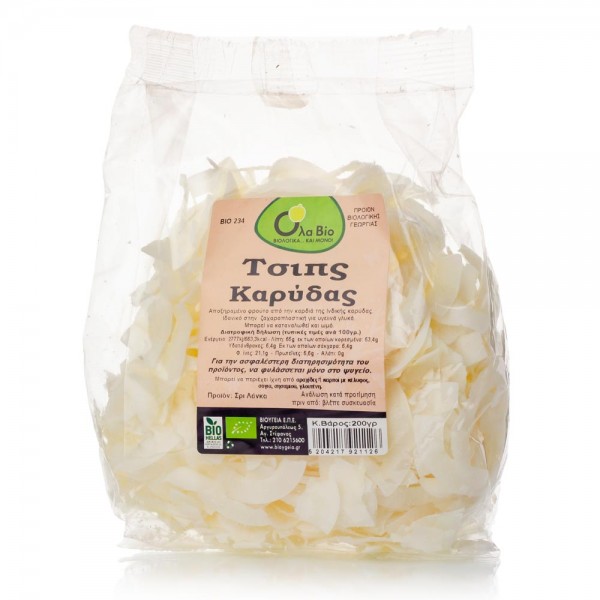 ΒΙΟ Τσιπς καρύδας 200γρ