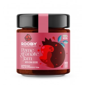 BIO Μαρμελάδα Ρόδι με σπόρους Chia 250gr χωρίς ζάχαρη, χωρίς πρόσθετα & συντηρητικά