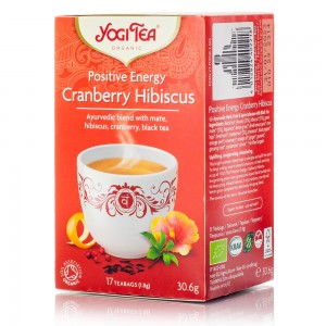 YOGI TEA CRANBERRY-HIBISCUS ΒΙΟ 30,6ΓΡ