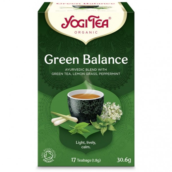 YOGI TEA GREEN BALANCE ΒΙΟ 30,6ΓΡ