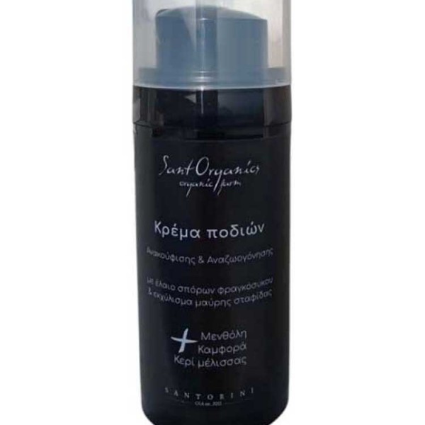 Κρέμα ποδιών Ανακούφισης & Αναζωογόνησης 100ml SantOrganics