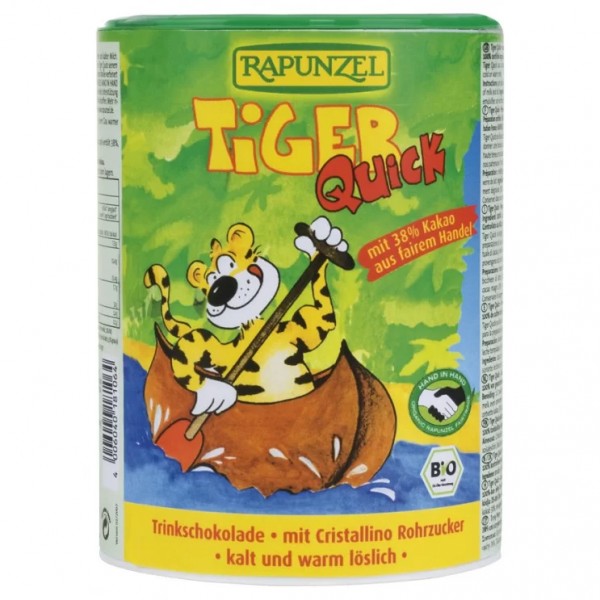 ΚΑΚΑΟ ΠΑΙΔΙΚΟ ΣΚΟΝΗ TIGER QUICK 400gr Rapunzel BIO