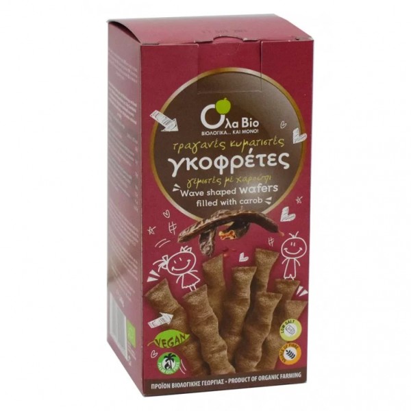 ΓΚΟΦΡΕΤΕΣ ΓΕΜΙΣΤΕΣ ΜΕ ΧΑΡΟΥΠΙ (ΠΟΥΡΑΚΙΑ) VEGAN ΒΙΟ 140gr