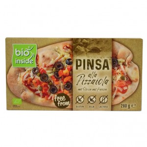 ΠΙΤΣΑ PINSA ΕΛΙΕΣ ΚΑΠΑΡΗ ΧΩΡΙΣ ΓΛΟΥΤΕΝΗ ΒΙΟ 280gr