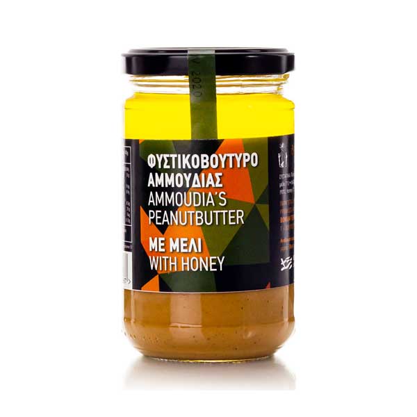 Φυστικοβούτηρο Αμμουδιάς με μέλι 300gr