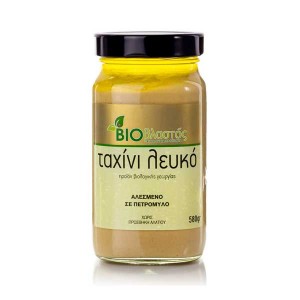 ΒΙΟ Ταχίνι λευκό αλεσμένο σε πετρόμυλο 580gr
