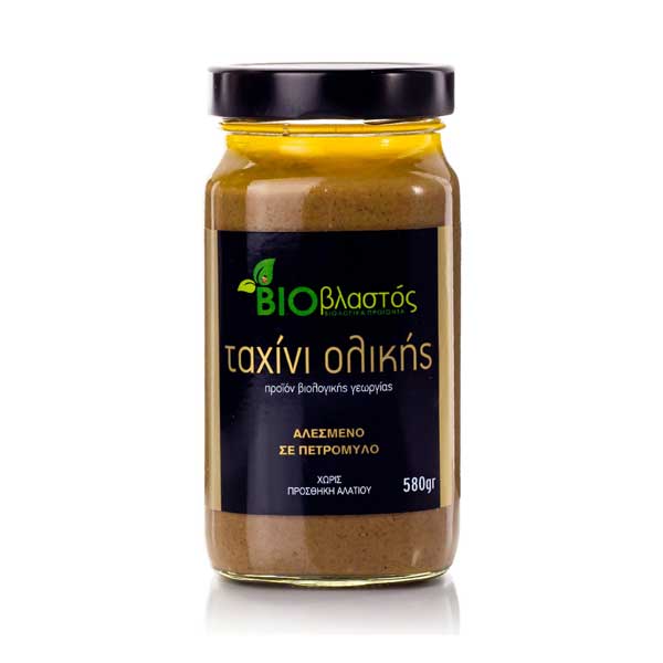 ΒΙΟ Ταχίνι ολικής άλεσης αλεσμένο σε πετρόμυλο 580gr