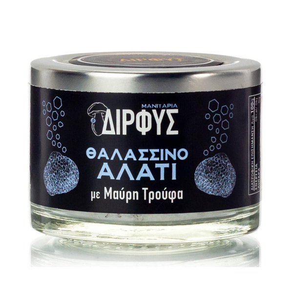 Θαλασσινό αλάτι με μαύρη τρούφα 100γρ.