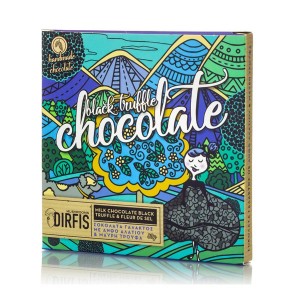 Σοκολάτα γάλακτος μαύρη τρου΄φα και ανθός αλατιού 80γρ.