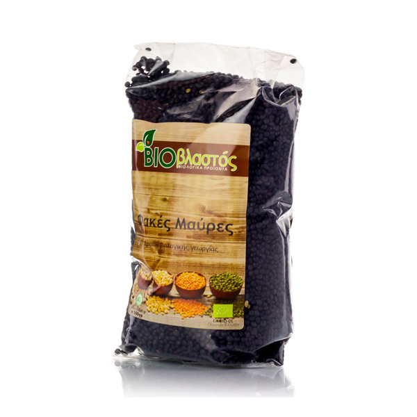 BIO Φακές μαύρες ελλ. 500gr ΒΙΟΒΛΑΣΤΟΣ
