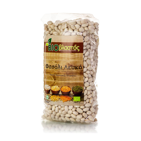 BIO Φασόλι λευκό ψιλό εγχ. 500gr