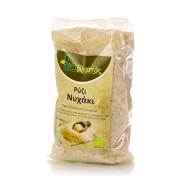 BIO Ρύζι νυχάκι ελλ. 500γρ
