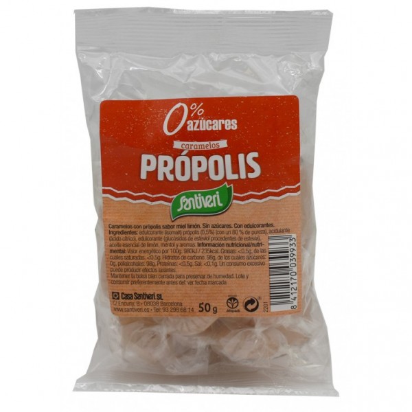 ΚΑΡΑΜΕΛΕΣ ΠΡΟΠΟΛΗΣ ΧΩΡΙΣ ΖΑΧΑΡΗ 50gr