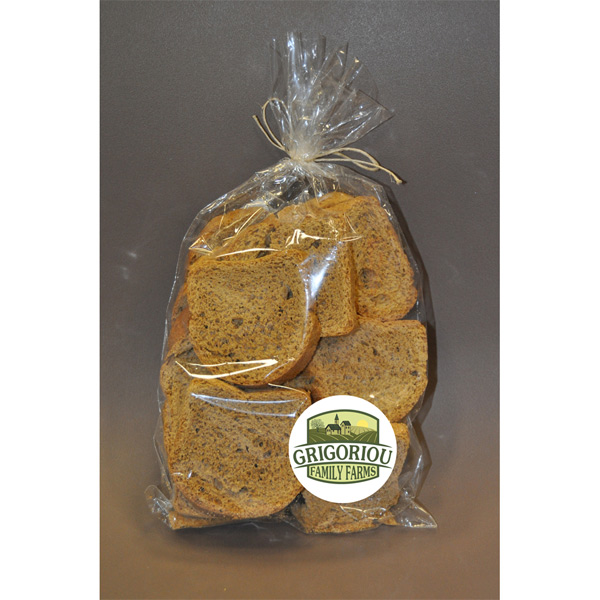 Φρυγανιές ολικής ΒΙΟ  με δίκοκο σιτάρι ολικής άλεσης  270gr