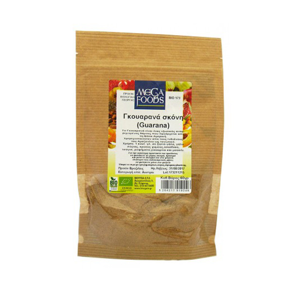 BIO Γκουαρανά (Guarana) 60gr