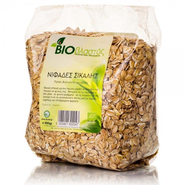 ΒΙΟ Νιφάδες Σίκαλης 500γρ